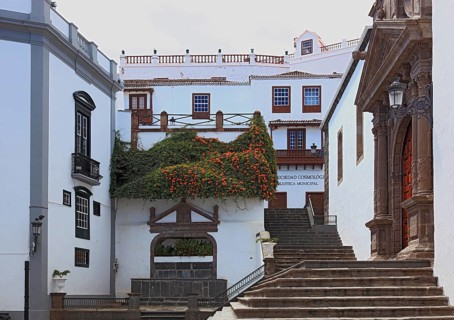 Houses in the old town of Santa Cruz de la Palma