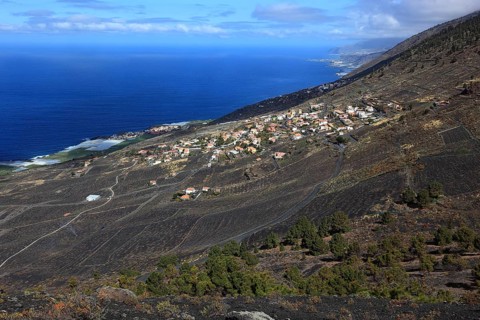 Volcanic landscape at Cap de Fuencaliente