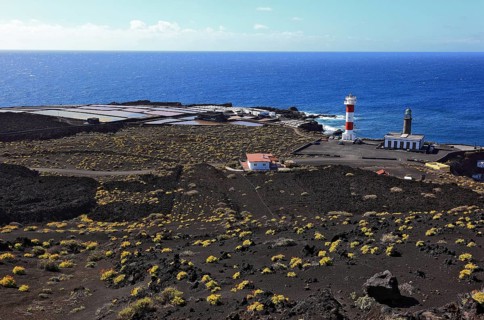 Salt pans and lighthouses at Punta de Fuencaliente