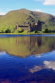 Kilchurn Castle Ruin overlooking Loch Awe