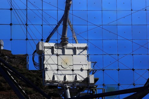 Roque de los Muchachos Observatory in Caldera de Taburiente National Park