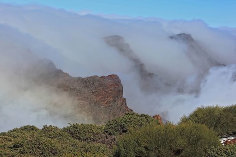 Wrapped in clouds