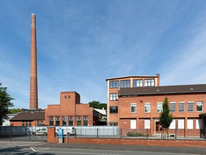 Factory facilities of the belt and strap weaving mill Gueth & Wolf