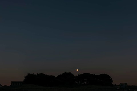 Moon over Port Blanc