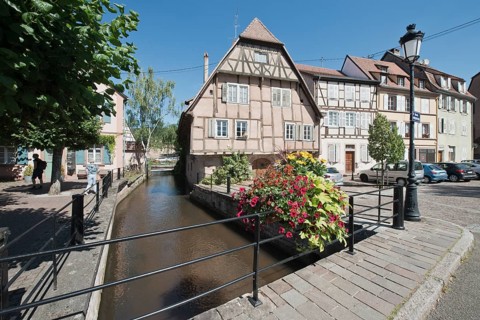 Wissembourg, houses on the Lauter Canal
