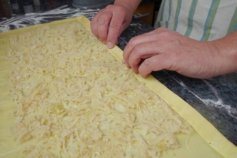 Swabian cuisine, preparation of Krautkrapfen