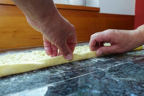 Swabian cuisine, preparation of Krautkrapfen