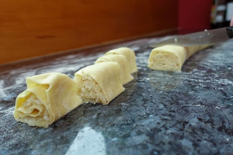 Swabian cuisine, preparation of Krautkrapfen