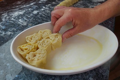 Swabian cuisine, preparation of Krautkrapfen