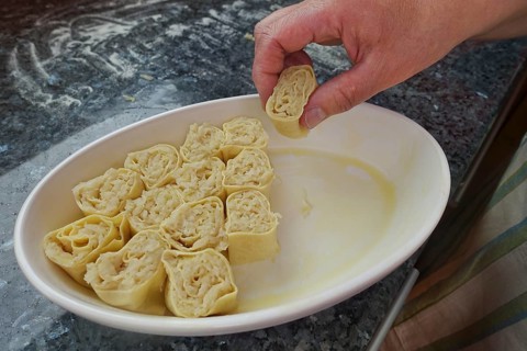 Swabian cuisine, preparation of Krautkrapfen