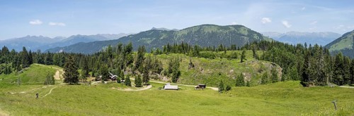 Managed alpine hut on the Naggler Alm, near Techendorf