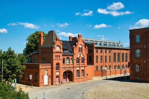 Former Woerlitz railway station in Dessau, Dessau-Rosslau