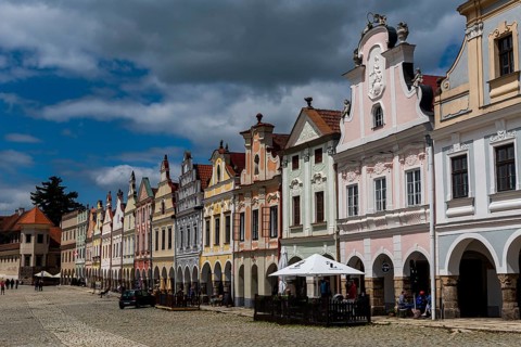 Unesco site historic center of Telc, Czech Republic