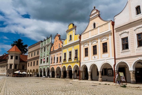 Unesco site historic center of Telc, Czech Republic