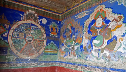 Buddhist murals, Tibetan Buddhism