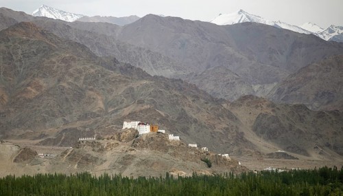 Thiksey Gompa in the Himalayas, Ladakh
