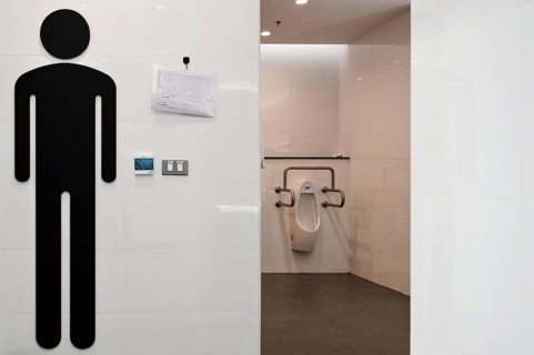 Entrance urinal,