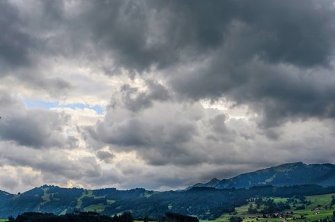 Thunderclouds near Sonthofen, Allgaeu