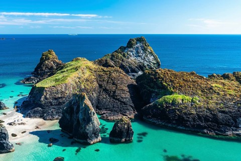 Kynance Cove and Asparagus Island, Cornwall
