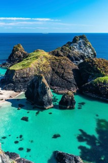 Kynance Cove Mermaid Pool and Cliffs, Cornwall