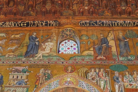 Cappella Palatina, close-up