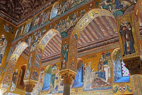 Cappella Palatina, close-up