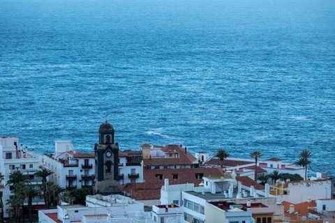 Aerial view, Puerto de la Cruz