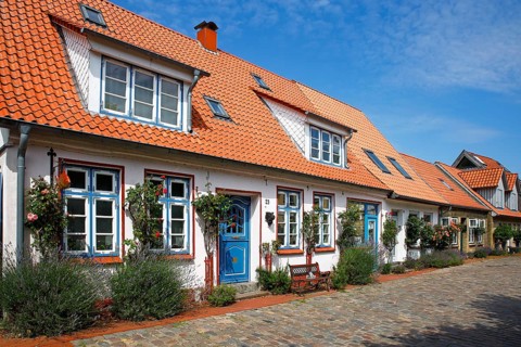 Old fishermen's houses, Historic fishermen's settlement Holm