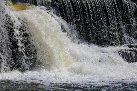 Waterfall in the Chateauguay River, Province of Quebec