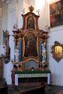 Interior of the monastery church, Franziskanerkloster Frauenberg