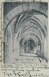 Halberstadt, cloister in the cathedral
