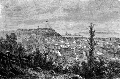 View of the Island of Jersey, Channel Islands