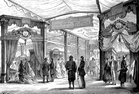 World's Fair, World's Exposition or Universal Exhibition in Paris