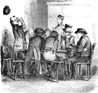Men in a Farmhouse Parlour, Historical