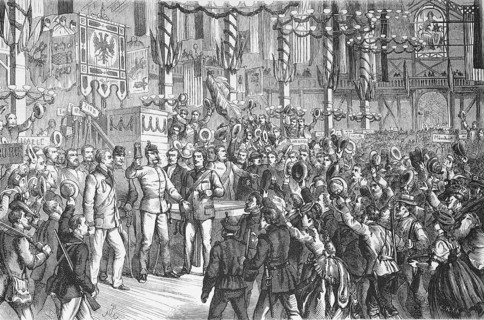 The third German National Rifle Festival, Schuetzenfest 1868