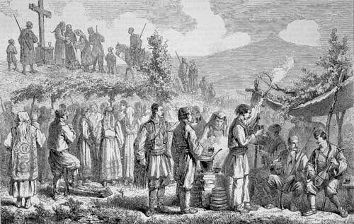 A village fete in Riga,1880