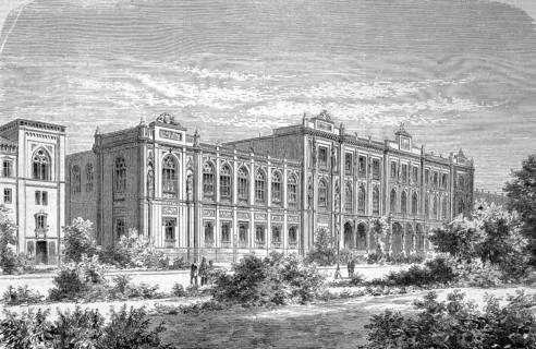 The Bavarian National Museum in Munich, circa 1885 is one of the most important arts and crafts museums in Europe and one of the largest art museums in Germany