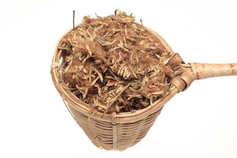 Dried blossoms of medicinal plant bastard tamarinds,