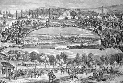 The Austrian Military Camp near Bruck an der Leitha, Austria