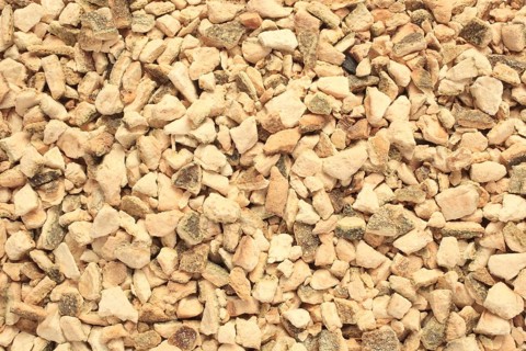 Dried curacao peel pieces, bitter orange
