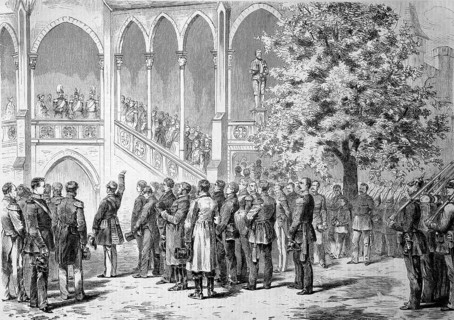 Speech by Count Stillfried to the King, Hohenzollern Castle