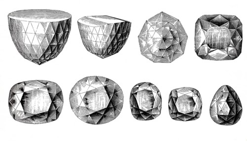 The largest known diamonds in the world in 1880, the Grand Mogul