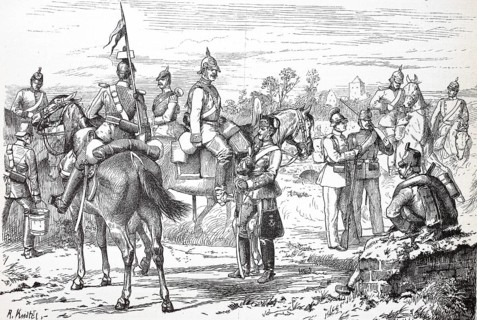 German Army around 1880, Prussian Artillery and Train
