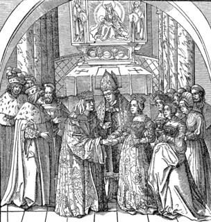 Cultural state at the end of the 15th and beginning of the 16th century, wedding ceremony