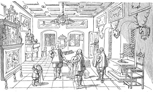 Cultural state in the 17th century, princely living room in 1639