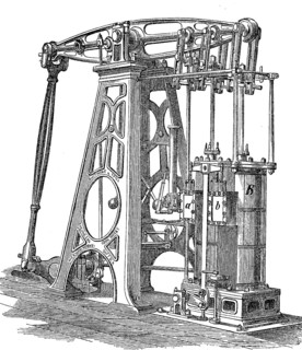 Woolsche Balanciermaschine, regular standing steam engine