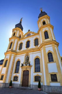 The Kaeppele pilgrimage church in Wuerzburg. Lower Franconia, Franconia