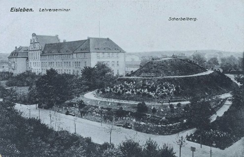 Scherbelberg and teachers' seminar in Eisleben, Mansfeld-Suedharz district