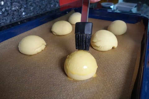 Swabian cuisine, preparation steam noodle burger