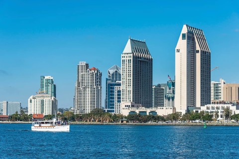 San Diego skyline, Coronado